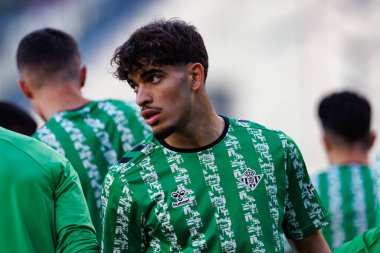 Ez Abde, Real Betis Balompie ve FC Barcelona takımları arasında Estadio Benito Villamarin (Maciej Rogowski)