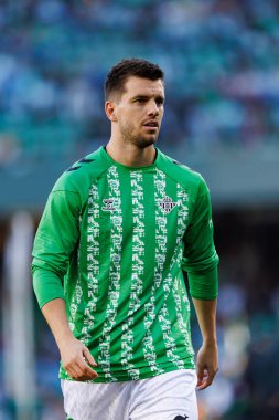 Giovani Lo Celso, Estadio Benito Villamarin 'de Real Betis Balompie ve FC Barcelona takımları arasında LaLiga EASPORTS maçında görüldü (Maciej Rogowski)