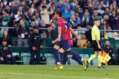 Ferran Torres, LaLiga EASPORTS maçında Real Betis Balompie ve FC Barcelona takımlarının Estadio Benito Villamarin (Maciej Rogowski)