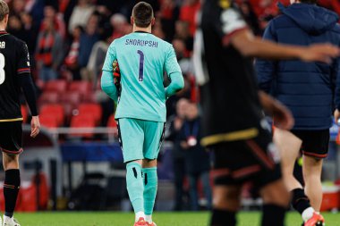 Lukasz Skorupski UEFA Şampiyonlar Ligi maçında SL Benfica ve Bologna FC 1909 (Maciej Rogowski)