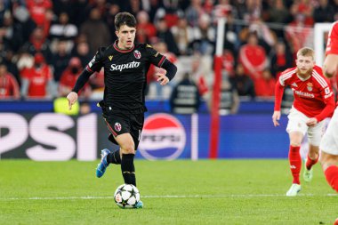 Tommaso Corazza UEFA Şampiyonlar Ligi maçında SL Benfica ve Bologna FC 1909 (Maciej Rogowski)