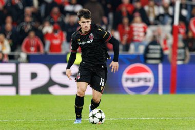Tommaso Corazza UEFA Şampiyonlar Ligi maçında SL Benfica ve Bologna FC 1909 (Maciej Rogowski)