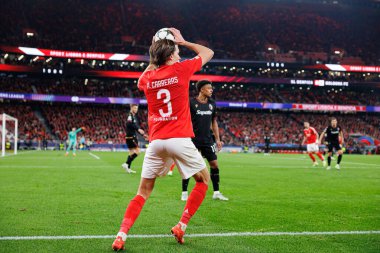 Alvaro Carreras UEFA Şampiyonlar Ligi maçında SL Benfica ve Bologna FC 1909 (Maciej Rogowski)