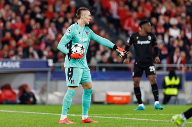 Lukasz Skorupski UEFA Şampiyonlar Ligi maçında SL Benfica ve Bologna FC 1909 (Maciej Rogowski)