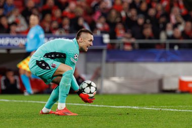 Lukasz Skorupski UEFA Şampiyonlar Ligi maçında SL Benfica ve Bologna FC 1909 (Maciej Rogowski)