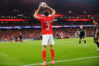 Alvaro Carreras UEFA Şampiyonlar Ligi maçında SL Benfica ve Bologna FC 1909 (Maciej Rogowski)