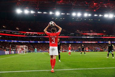 Alvaro Carreras UEFA Şampiyonlar Ligi maçında SL Benfica ve Bologna FC 1909 (Maciej Rogowski)