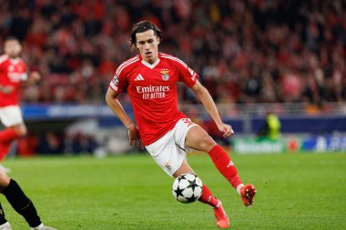 Alvaro Carreras UEFA Şampiyonlar Ligi maçında SL Benfica ve Bologna FC 1909 (Maciej Rogowski)