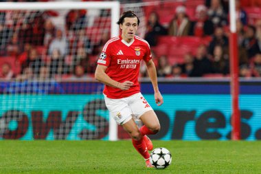 Alvaro Carreras UEFA Şampiyonlar Ligi maçında SL Benfica ve Bologna FC 1909 (Maciej Rogowski)