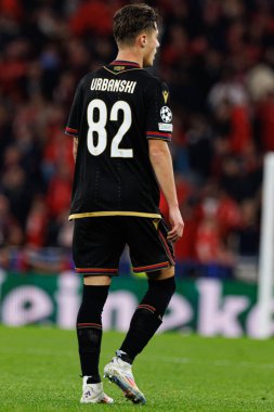 Kacper Urbanski UEFA Şampiyonlar Ligi maçında SL Benfica ve Bologna FC 1909 takımları arasında görüldü (Maciej Rogowski)