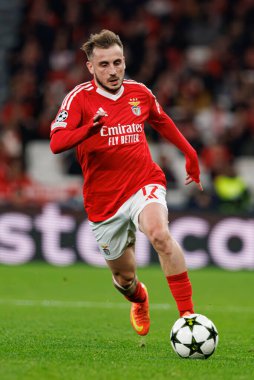 Kerem Akturkoglu UEFA Şampiyonlar Ligi maçında SL Benfica ve Bologna FC 1909 (Maciej Rogowski)