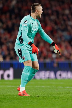 Lukasz Skorupski UEFA Şampiyonlar Ligi maçında SL Benfica ve Bologna FC 1909 (Maciej Rogowski)