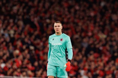 Lukasz Skorupski UEFA Şampiyonlar Ligi maçında SL Benfica ve Bologna FC 1909 (Maciej Rogowski)