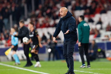 Vincenzo Italiano UEFA Şampiyonlar Ligi maçında SL Benfica ve Bologna FC 1909 takımları arasında görüldü (Maciej Rogowski)