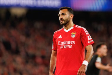 Vangelis Pavlidis UEFA Şampiyonlar Ligi maçında SL Benfica ve Bologna FC 1909 takımları arasında görüldü (Maciej Rogowski)