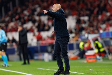 Vincenzo Italiano UEFA Şampiyonlar Ligi maçında SL Benfica ve Bologna FC 1909 takımları arasında görüldü (Maciej Rogowski)