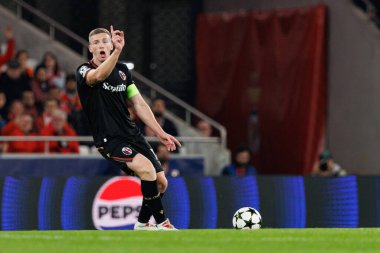 Lukas Ferguson UEFA Şampiyonlar Ligi maçında SL Benfica ve Bologna FC 1909 (Maciej Rogowski)