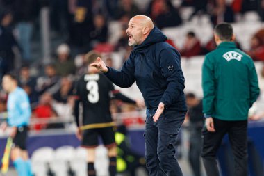 Vincenzo Italiano UEFA Şampiyonlar Ligi maçında SL Benfica ve Bologna FC 1909 takımları arasında görüldü (Maciej Rogowski)