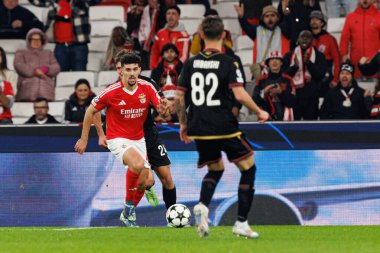 Tomas Araujo UEFA Şampiyonlar Ligi maçında SL Benfica ve Bologna FC 1909 takımları arasında görüldü (Maciej Rogowski)