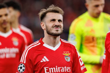 Kerem Akturkoglu UEFA Şampiyonlar Ligi maçında SL Benfica ve Bologna FC 1909 (Maciej Rogowski)