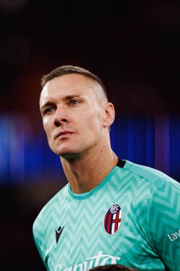 Lukasz Skorupski UEFA Şampiyonlar Ligi maçında SL Benfica ve Bologna FC 1909 (Maciej Rogowski)