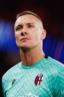 Lukasz Skorupski UEFA Şampiyonlar Ligi maçında SL Benfica ve Bologna FC 1909 (Maciej Rogowski)