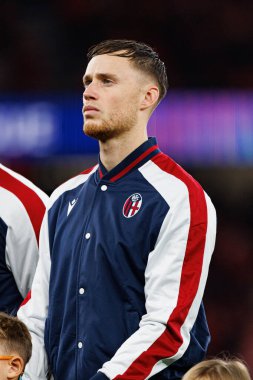 Sam Beukema UEFA Şampiyonlar Ligi maçında SL Benfica ve Bologna FC 1909 (Maciej Rogowski)