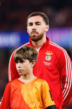 Orkun Kokcu, SL Benfica ve Bologna FC 1909 takımları arasında oynanan UEFA Şampiyonlar Ligi maçında görüldü (Maciej Rogowski)