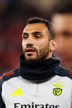 Vangelis Pavlidis UEFA Şampiyonlar Ligi maçında SL Benfica ve Bologna FC 1909 takımları arasında görüldü (Maciej Rogowski)