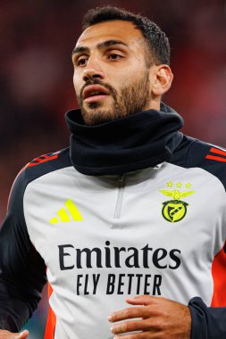 Vangelis Pavlidis UEFA Şampiyonlar Ligi maçında SL Benfica ve Bologna FC 1909 takımları arasında görüldü (Maciej Rogowski)