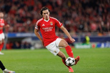 Alvaro Carreras UEFA Şampiyonlar Ligi maçında SL Benfica ve Bologna FC 1909 (Maciej Rogowski)