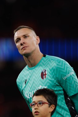 Lukasz Skorupski UEFA Şampiyonlar Ligi maçında SL Benfica ve Bologna FC 1909 (Maciej Rogowski)