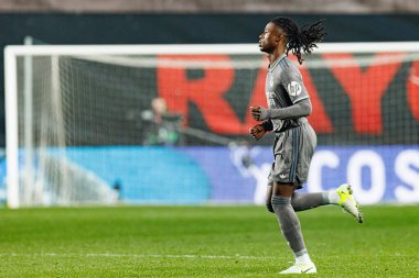 Eduardo Camavinga, Estadio de Vallecas 'taki Rayo Vallecano ve Real Madrid FC takımları arasında LaLiga EA SPORTS maçında görüldü (Maciej Rogowski)