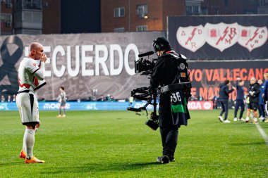 Isi Palazon, LaLiga EA SPORTS maçında Rayo Vallecano ve Real Madrid FC takımları arasında Estadio de Vallecas (Maciej Rogowski)