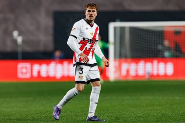 Josep Chavarria, Estadio de Vallecas 'ta Rayo Vallecano ve Real Madrid FC takımları arasında oynanan LaLiga EA SPORTS maçı sırasında görüldü.)