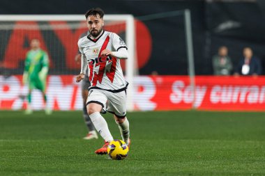 Unai Lopez, Estadio de Vallecas 'ta Rayo Vallecano ve Real Madrid FC takımları arasında oynanan LaLiga EA SPORTS maçı sırasında görüldü (Maciej Rogowski)