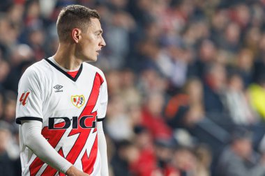 Jorge De Frutos, Estadio de Vallecas 'ta Rayo Vallecano ve Real Madrid FC takımları arasında oynanan LaLiga EA SPORTS maçı sırasında görüldü.)