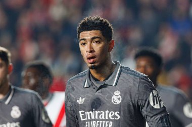 Jude Bellingham, Estadio de Vallecas 'ta Rayo Vallecano ve Real Madrid FC takımları arasında oynanan LaLiga EA SPORTS maçı sırasında görüldü (Maciej Rogowski)