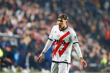 Andrei Ratiu, Estadio de Vallecas 'ta Rayo Vallecano ve Real Madrid FC takımları arasında oynanan LaLiga EA SPORTS maçı sırasında görüldü (Maciej Rogowski)