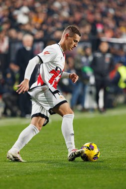Jorge De Frutos, Estadio de Vallecas 'ta Rayo Vallecano ve Real Madrid FC takımları arasında oynanan LaLiga EA SPORTS maçı sırasında görüldü.)