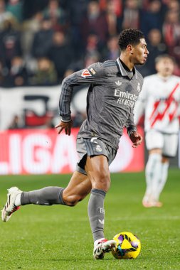 Jude Bellingham, Estadio de Vallecas 'ta Rayo Vallecano ve Real Madrid FC takımları arasında oynanan LaLiga EA SPORTS maçı sırasında görüldü (Maciej Rogowski)