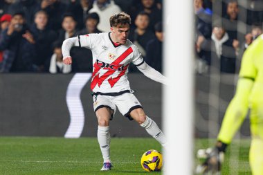 Josep Chavarria, Estadio de Vallecas 'ta Rayo Vallecano ve Real Madrid FC takımları arasında oynanan LaLiga EA SPORTS maçı sırasında görüldü.)