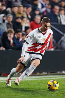 Jorge De Frutos, Estadio de Vallecas 'ta Rayo Vallecano ve Real Madrid FC takımları arasında oynanan LaLiga EA SPORTS maçı sırasında görüldü.)