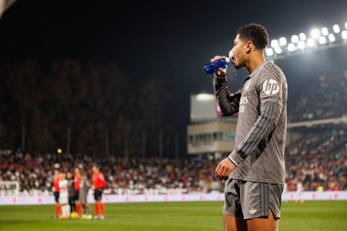 Jude Bellingham, Estadio de Vallecas 'ta Rayo Vallecano ve Real Madrid FC takımları arasında oynanan LaLiga EA SPORTS maçı sırasında görüldü (Maciej Rogowski)