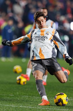 LaLiga EA SPORTS maçında Rayo Vallecano ve Real Madrid FC takımları arasında Estadio de Vallecas 'ta görüldü (Maciej Rogowski)