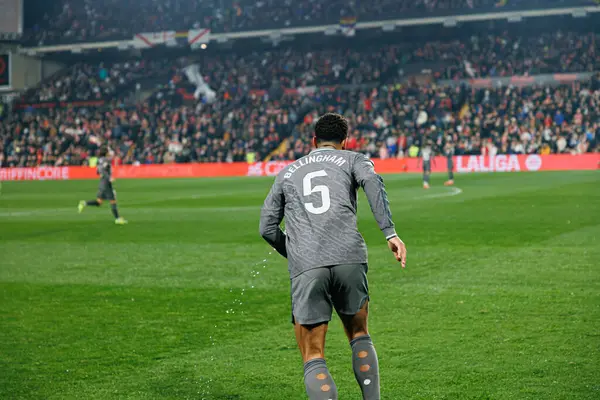 Jude Bellingham, Estadio de Vallecas 'ta Rayo Vallecano ve Real Madrid FC takımları arasında oynanan LaLiga EA SPORTS maçı sırasında görüldü (Maciej Rogowski)