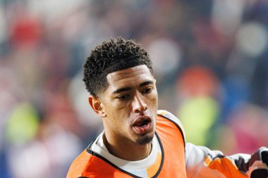 Jude Bellingham, Estadio de Vallecas 'ta Rayo Vallecano ve Real Madrid FC takımları arasında oynanan LaLiga EA SPORTS maçı sırasında görüldü (Maciej Rogowski)