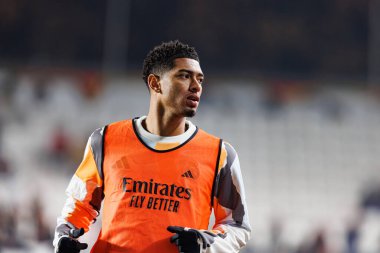 Jude Bellingham, Estadio de Vallecas 'ta Rayo Vallecano ve Real Madrid FC takımları arasında oynanan LaLiga EA SPORTS maçı sırasında görüldü (Maciej Rogowski)