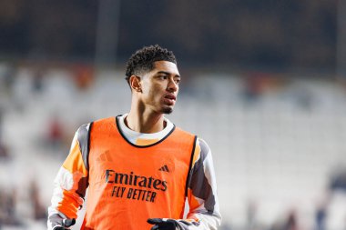 Jude Bellingham, Estadio de Vallecas 'ta Rayo Vallecano ve Real Madrid FC takımları arasında oynanan LaLiga EA SPORTS maçı sırasında görüldü (Maciej Rogowski)