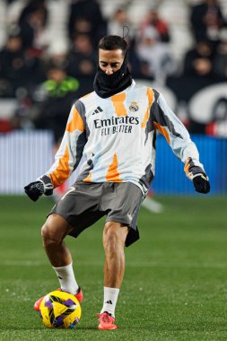 Lucas Vazquez, Estadio de Vallecas 'ta Rayo Vallecano ve Real Madrid FC takımları arasında oynanan LaLiga EA SPORTS maçı sırasında görüldü (Maciej Rogowski)